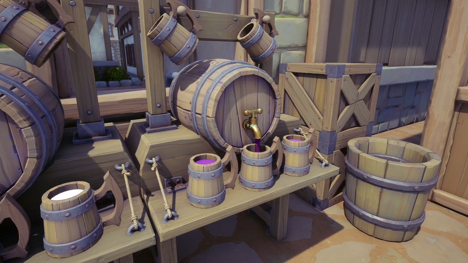 Official Alchemy Factory screenshot: an automated medieval alchemy factory